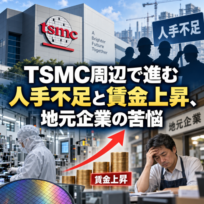 TSMC周辺で進む人手不足と賃金上昇、地元企業の苦悩